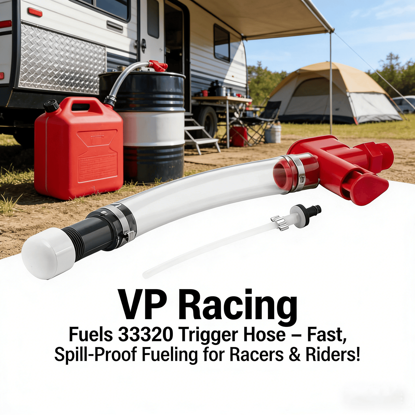 VP Racing Fuels 33320 Trigger Hose – Fast, Spill-Proof Fueling for Racers & Riders!
