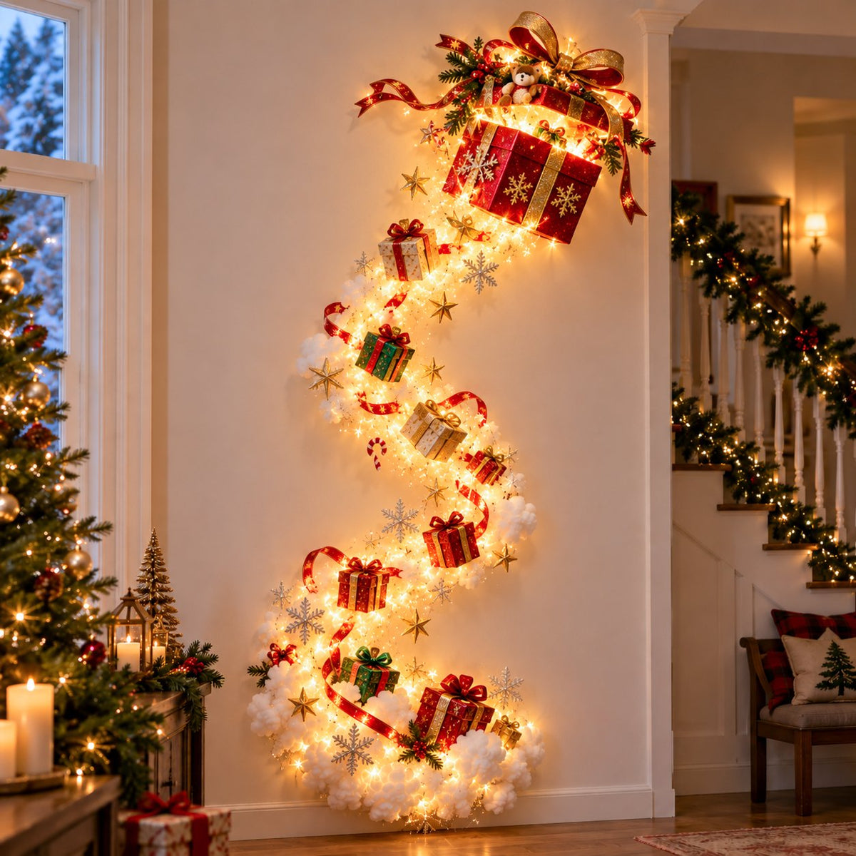 Christmas Magic Trail Wall Light – 10 Festive Designs
