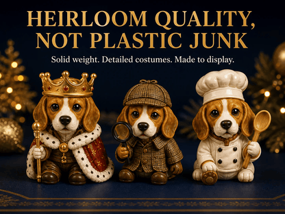 Beagle Magic Advent Calendar 2026 – 24 Days of Unique Beagle Miniature Collectibles, 24 Cute Holiday