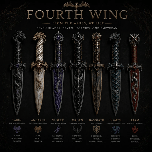 🐉 Official Fourth Wing Dagger Set