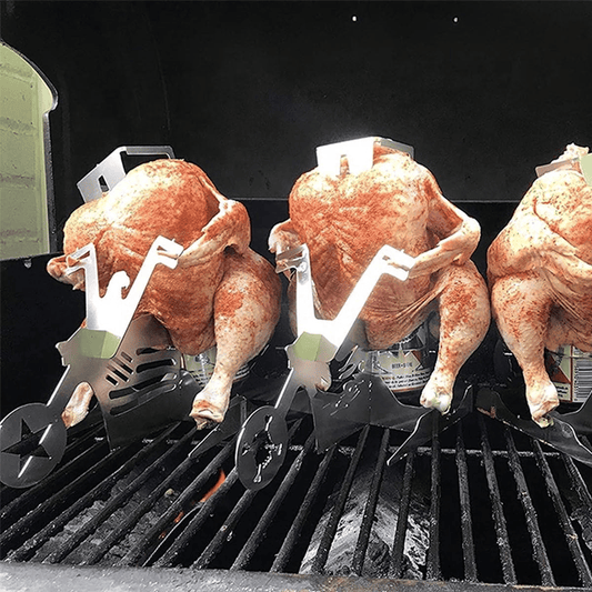 🔥Motorcycle Chicken Roaster For Beer Can Chicken