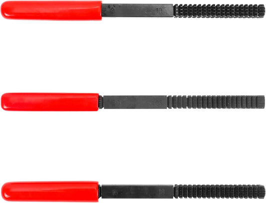 🎉🔩 3Pcs SAE & Metric Thread Repair File Set