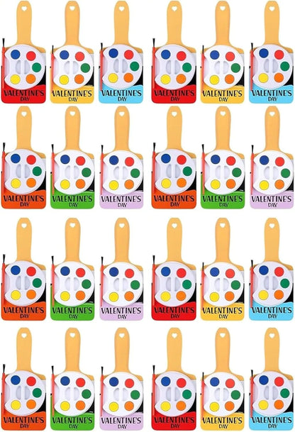 Mini Watercolor Paint Sets For Valentines Day Gifts