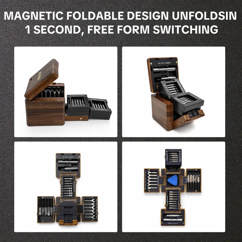 55-In-1 Magnetic Precision Screwdriver Set
