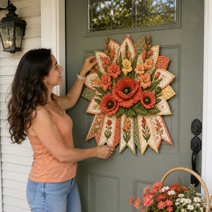 🌸 Beginner-Friendly 12-Month Birth Flower 3D Quilted Wall Hanging Sewing Kit Collection | Complete Kit with Coordinated Fabrics, Sewing Materials & Step-by-Step Guide Included 💕