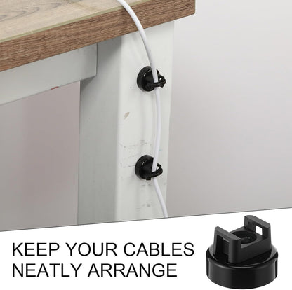 🧲 12 Pack Heavy Duty Magnetic Zip Tie Mounts for Cable Management