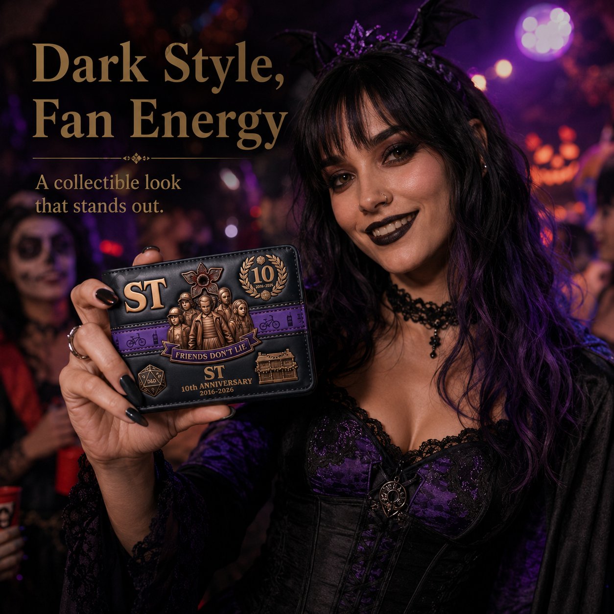 🦇 DARK UNIVERSE COLLECTOR'S EDITION WALLET – Gothic Horror Accessory