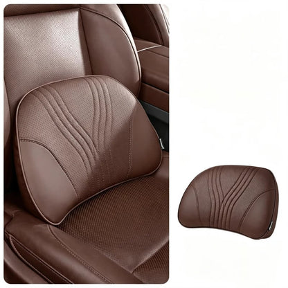 🚗💤Reduce fatigue while driving! Universal memory foam neck pillow for car – ergonomic headrest for long road trips.