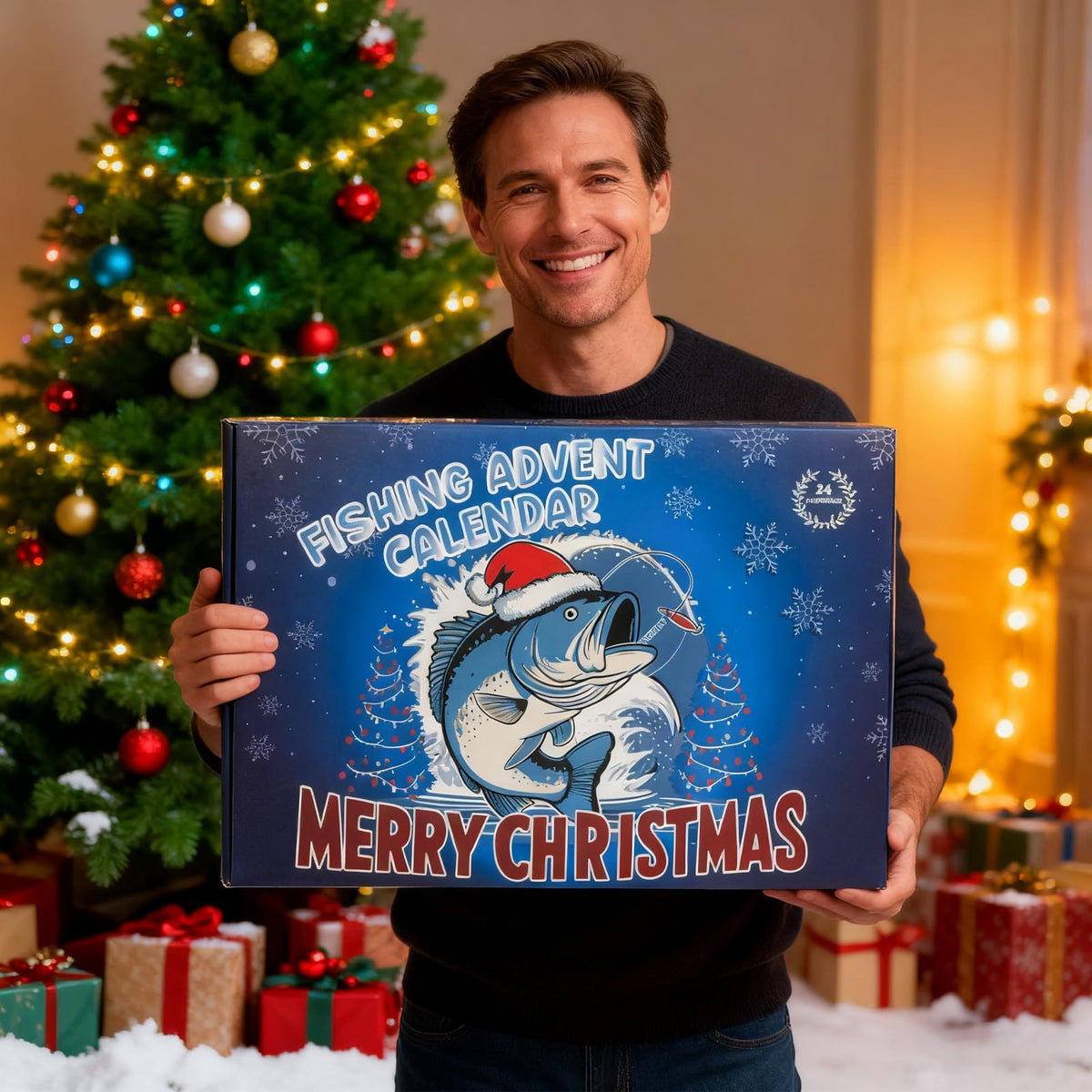 🎁Deluxe Fish Advent Calendar 24 Days🐟Upgrade Packaging