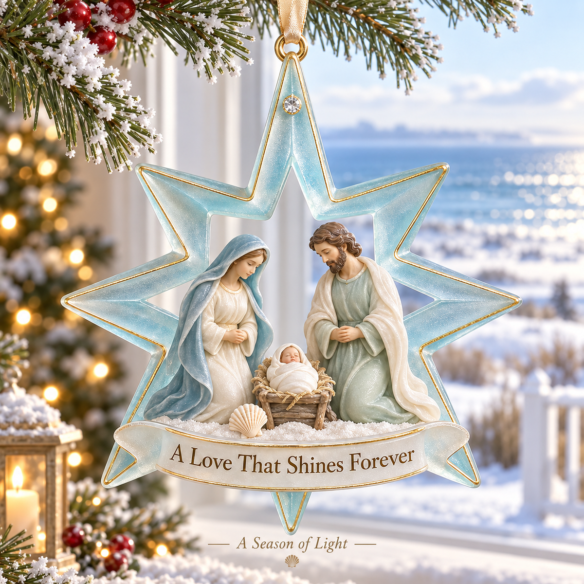 Coastal Holy Night: The Birth of Love | Nativity by the Sea