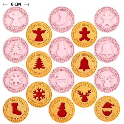 🎄🍪 Holiday Baking Shape Collection – Festive Cookie Molds for Family Christmas Fun