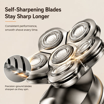 🪒  Floating Heads Electric Head Shaver