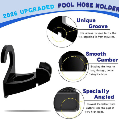 🏊‍♂️Swimming Pool Pipe Holders with Cable Ties & Hose Clamps💦🛡️