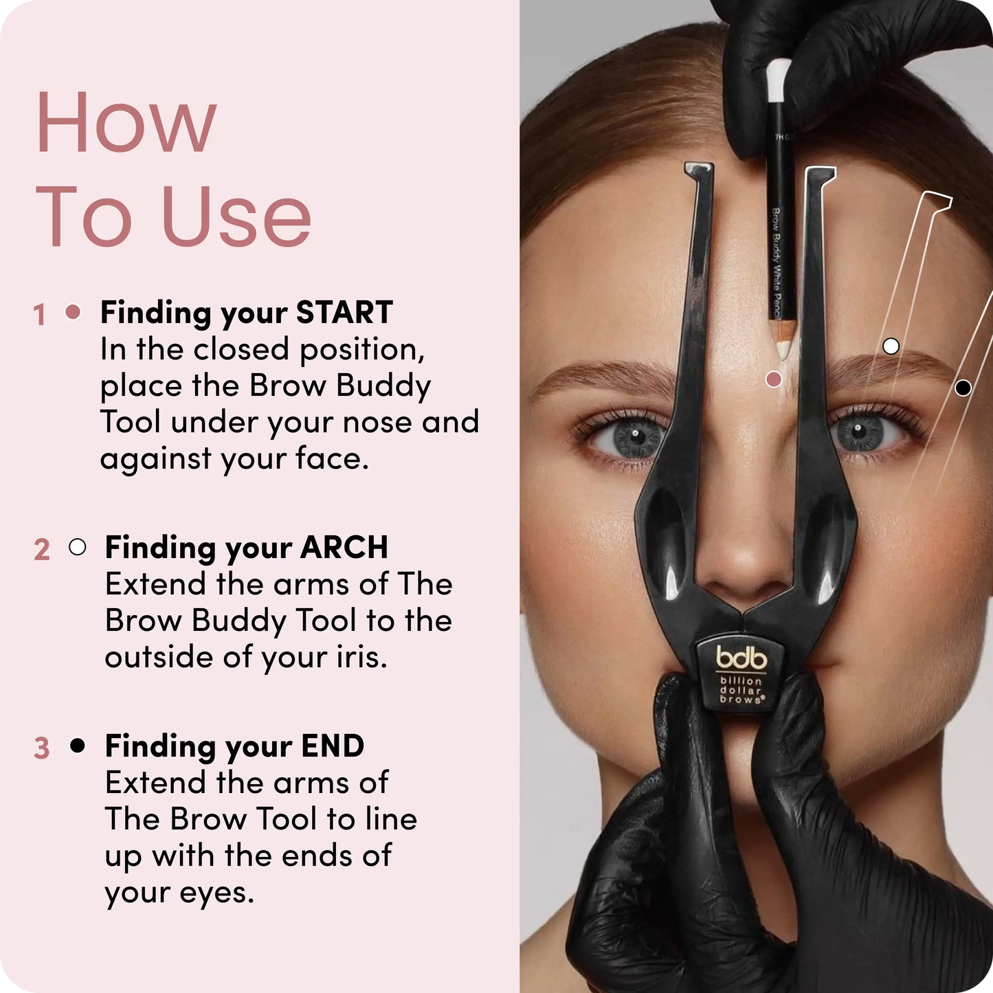 ✨ Brow Mapping Tool – Face Measuring Guide for Symmetrical Brows, Contour & Makeup Placement