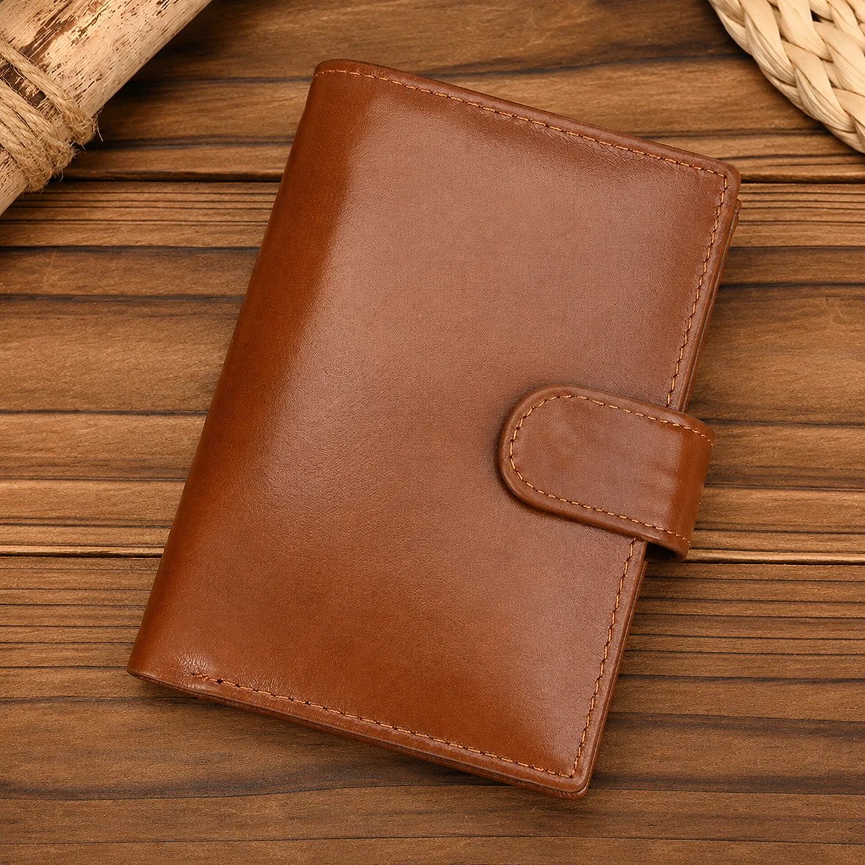 💼Top-Grain Leather Wallet for Men & Women – Bi-Fold / Tri-Fold with Coin Pocket & Multiple Card Slots