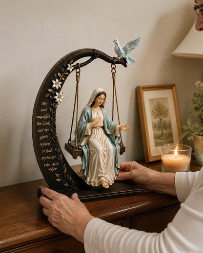 Limited Time Offer Save 50% Today!🔥 Blessed Mary Cradle Swing Sculpture