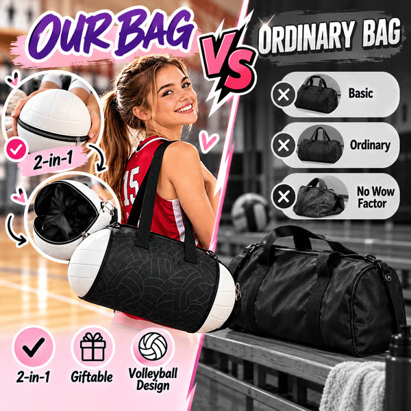 2-in-1 Convertible Volleyball Duffle Bag 🏐🎒