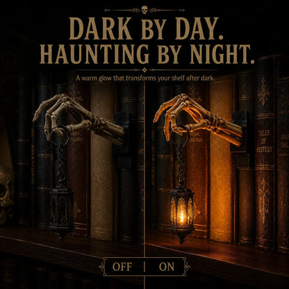 🔥😍💀Skeleton Hand Lantern Shelf Light™