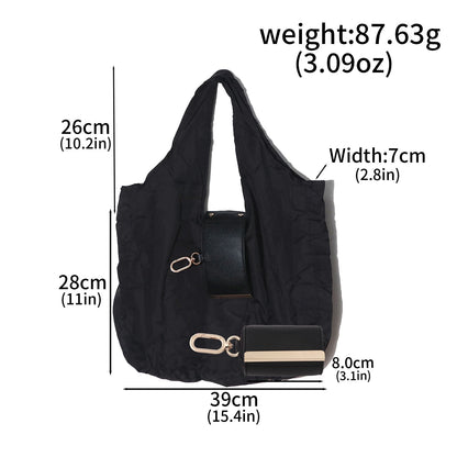 🔥LAST DAY SALE 49% OFF-👜✨Foldable Shopping Bag Keychain Eco-Friendly Reusable Tote Bag