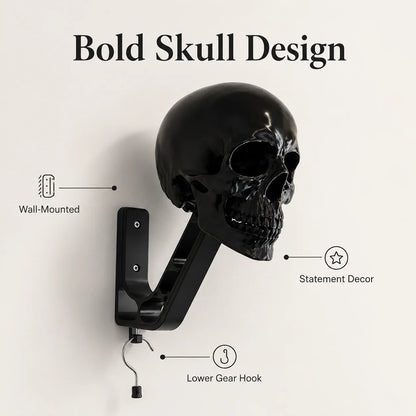 Black Knight Skull Helmet Stand 🔥 BUY 2 FREE SHIPPING