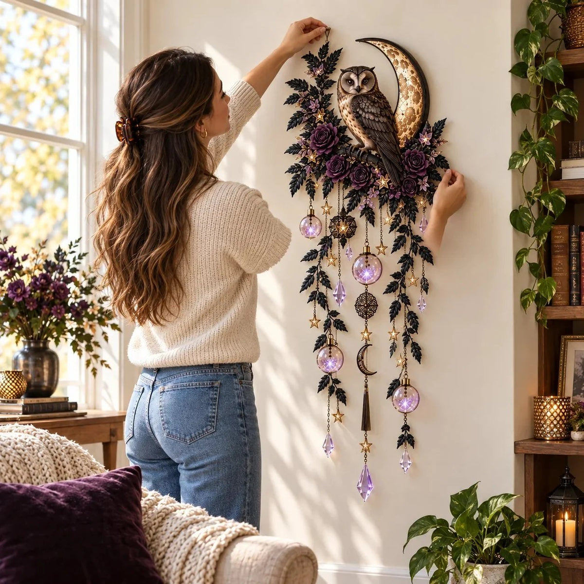 🌙 Enchanted Moon Animal Wall Light – 4 Celestial Styles