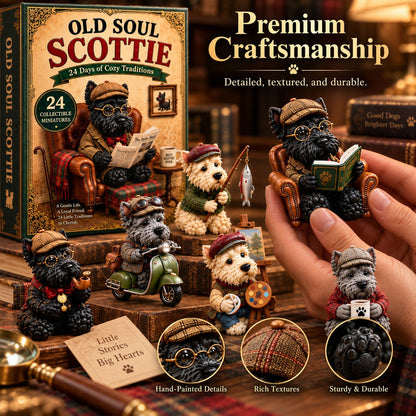 Old Soul Scottie Advent Calendar – 24 Scottish Terrier Miniatures