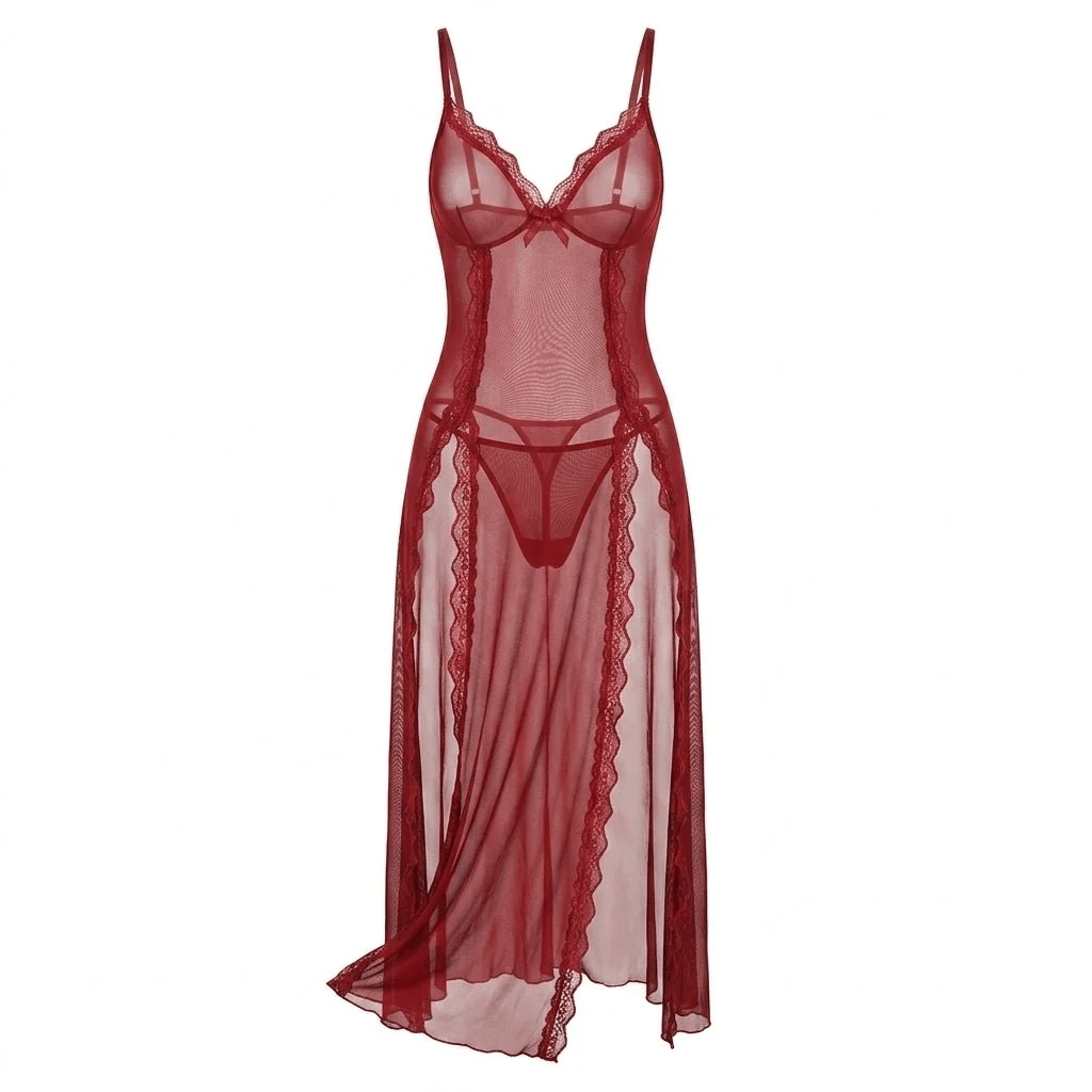 🔥Last Day 49% OFF - Sheer Floral Rose Print Maxi Dress 🎁Buy 2 Free Shipping