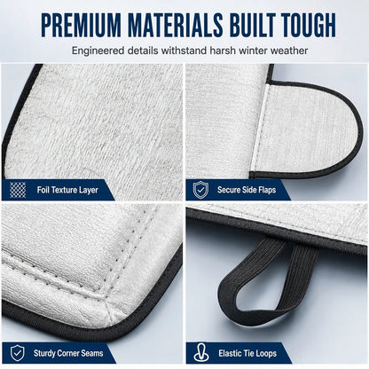 ❄️ Double-Sided Windshield Snow Cover | 0.7×1.5m