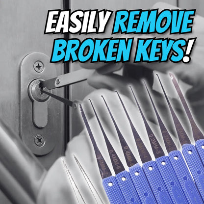 💯 👍12 pc Broken Key Extractor and Removal Tool Set - Fix jammed locks and keyholes