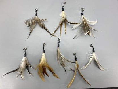 LAST DAY PROMOTION SALE 49% OFF💖Cat Toy Wand Auto Interactive Toys for Indoor Cat 8 in 1 Hands-Free Natural Bird Feather Ball Toys