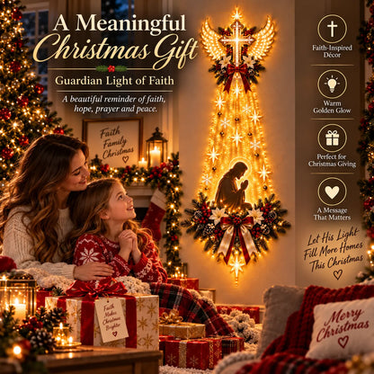 ✨LAST DAY 50% OFF✨✝️ Guardian Light of Faith – Jesus Christmas Wall Decor