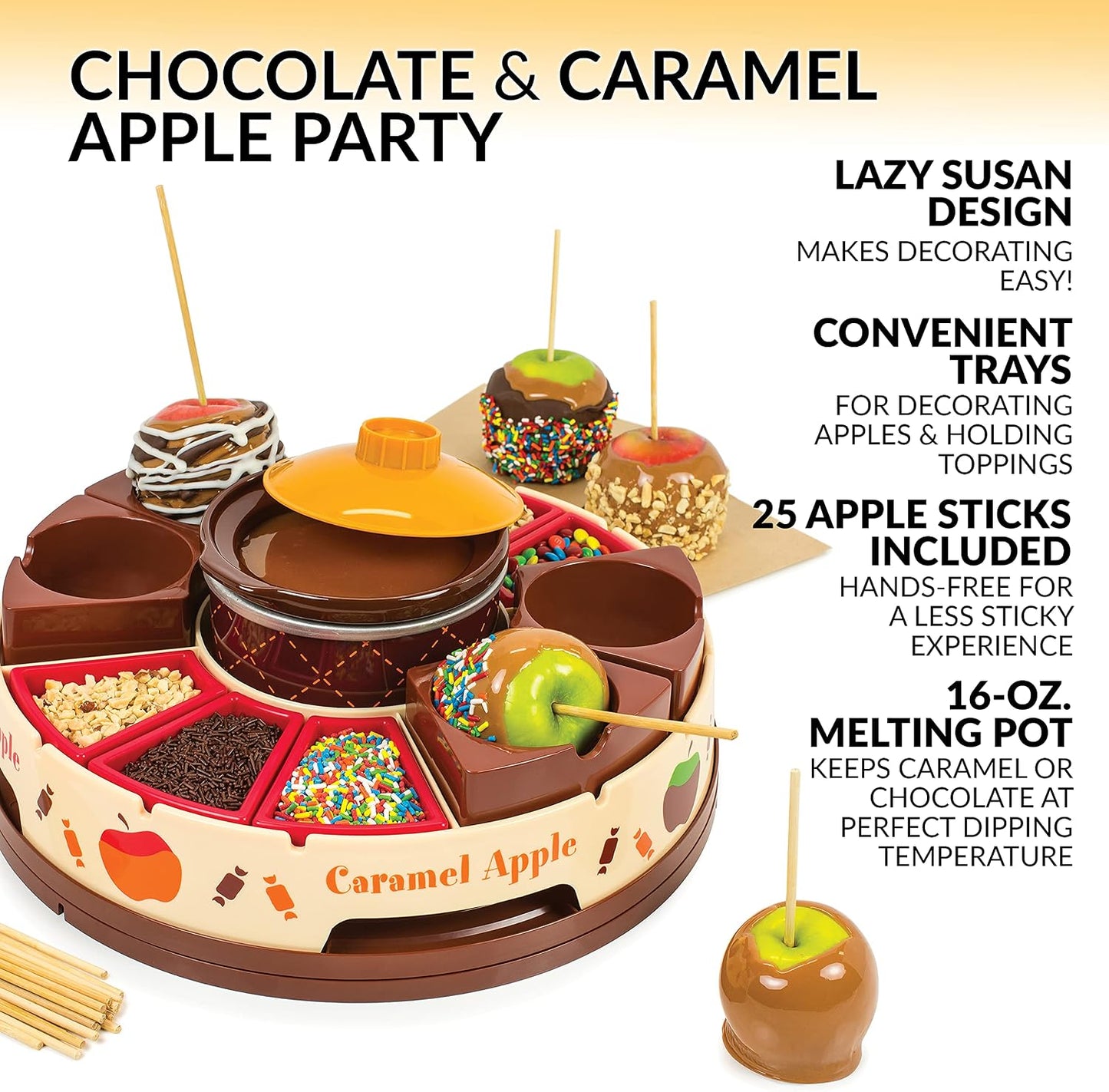 Electric Caramel & Chocolate Apple Party Maker