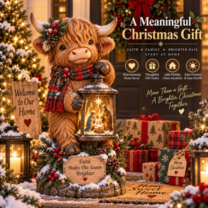 Highland Cow Nativity Lantern™