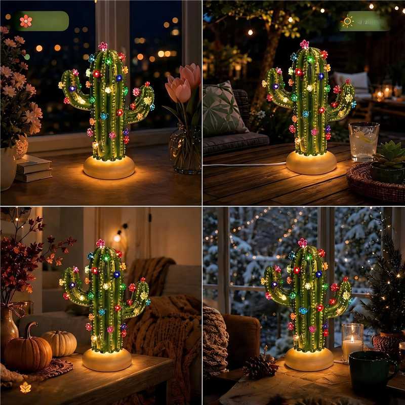 🌵 DIY Cactus Lamp – Endless Cozy Glow ⭐