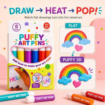🌈3D Relief Art Pen – Turn Flat Drawings Into Touchable 3D Art