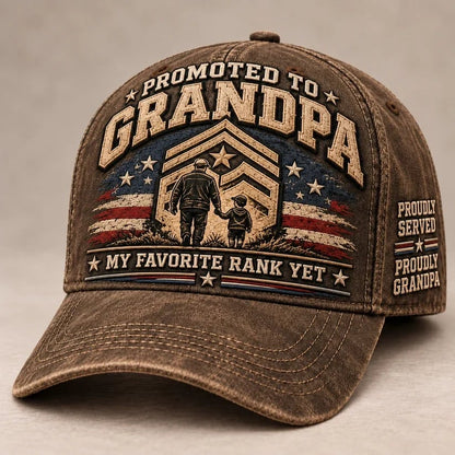 🇺🇸 Forever Our Hero™ – Veteran & Grandpa Tribute Cap | 2 Meaningful Designs 🧢