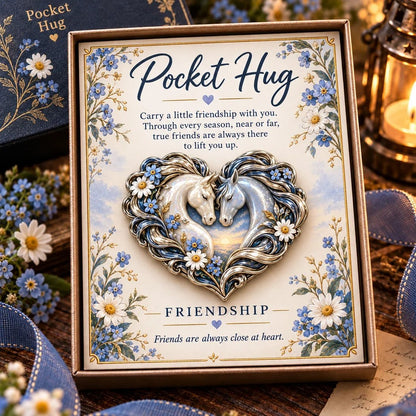🐴 Horse Heart Pocket Hug | A Little Keepsake with a Heartfelt Message Card 💝