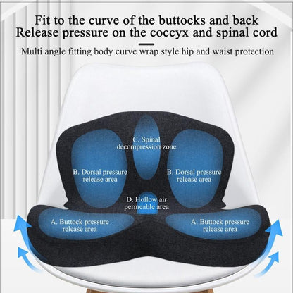 🔥Non-Slip Memory Foam Seat