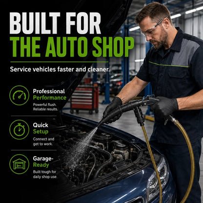 🚗High-Pressure Pulse Flush Gun Kit for Radiator Cleaning
