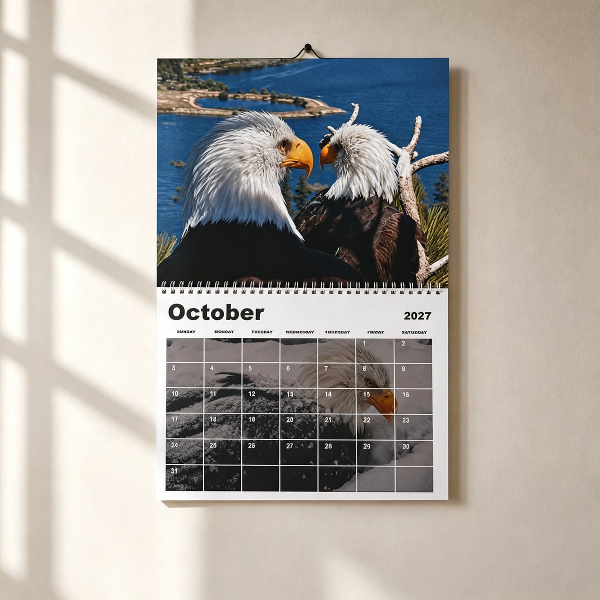 Jackie & Shadow 2027 Bald Eagle Wall Calendar