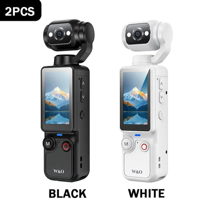 🎥 Upgraded Vlogging Camera – 180° Rotating Lens, Full-Body Video Recorder for Travel, Daily Life & Content Creation