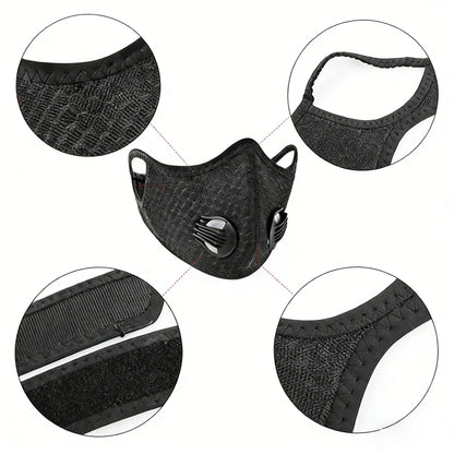 😷 Sport Mask with Exhalation Valves