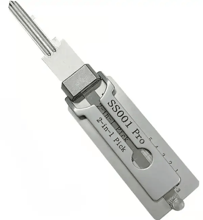 🔥HOT SALE 49% OFF⚒️Stainless Steel Master Key Decoder, SS001 Pro Lock Pick Tool for Beginners, Practical Locks for Lock Lock,Lock Pick Set（Only applicable to Flat Key Lock）