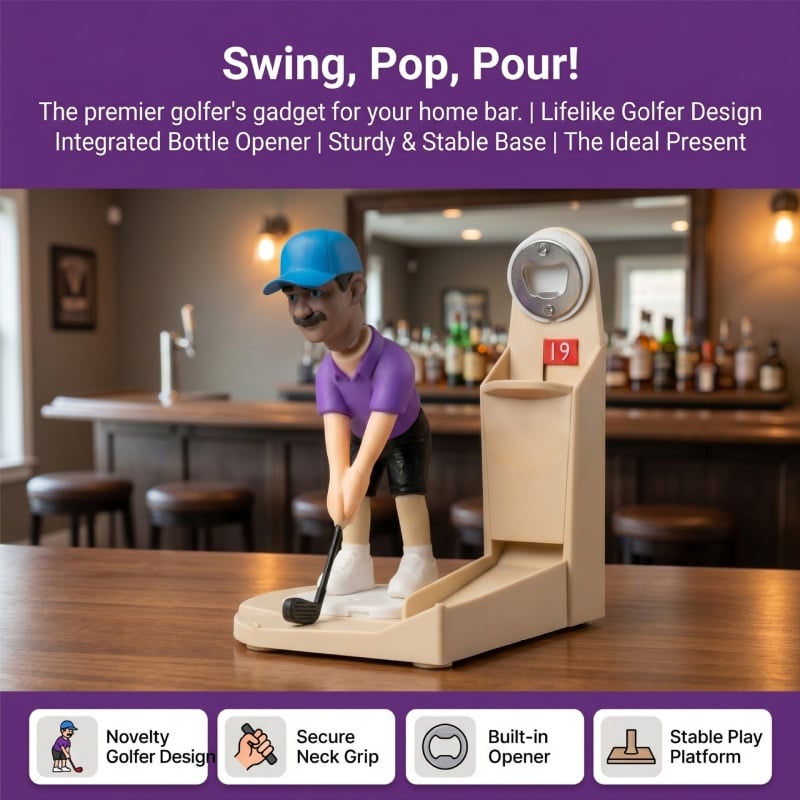 ⭐Golf ball themed bottle opener