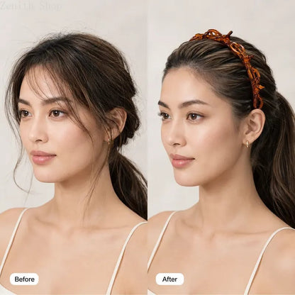 2-Piece Set of Cute Clip Headbands