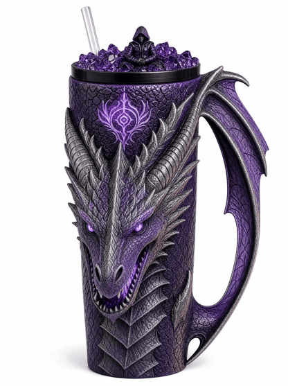 Dragon-Scale Insulated Tumbler – 5 Fantasy Collectible Styles