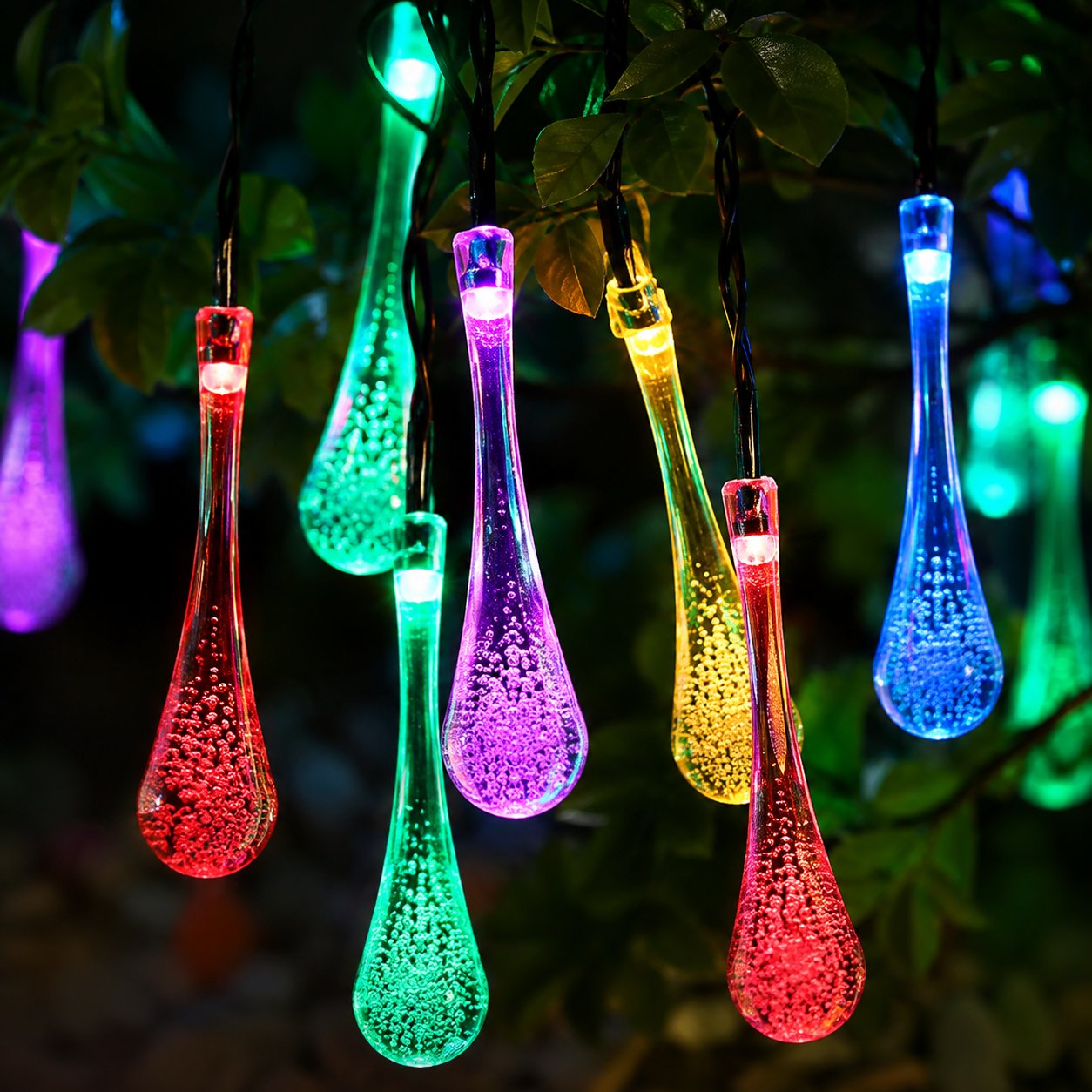 Battery‑powered Waterproof Fairy Lights | Bubble Design + Long‑Life Rechargeable Battery
