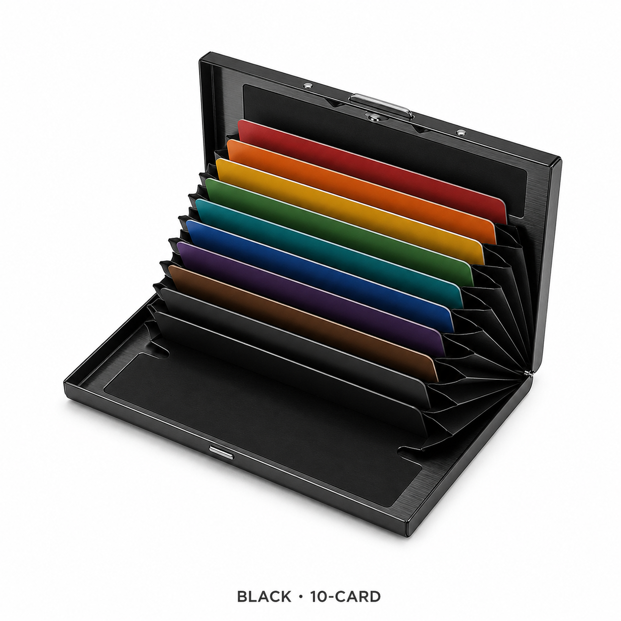 🔥RFID-Blocking Stainless Steel Card Wallet – Organized, Secure & Pocket-Ready 🔒