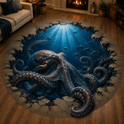 🔥😍✈️ 50% OFF🌊Ocean Portal Illusion Rug - A Realistic 3D Ocean World Beneath Your Feet