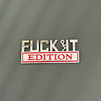 🔥🔥FVCK IT Edition Emblem